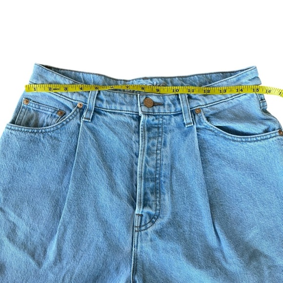 Snacks Mother Jeans Pleated Fun Dip Puddle Jeans Light Wash High Rise Small GUC - Picture 5 of 15